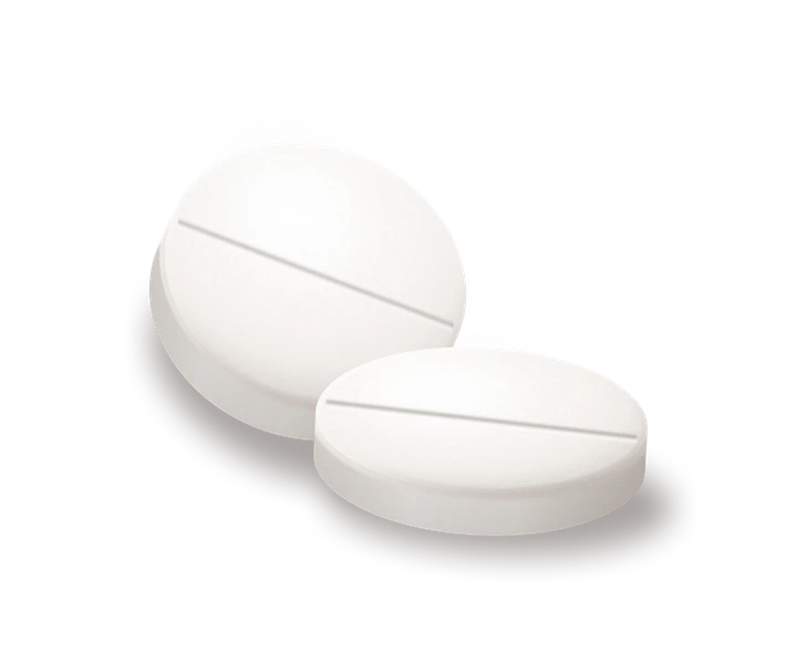 Cedar oral tablets (finasteride, minoxidil, biotin), white scored tablets